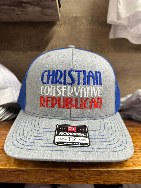CHRISTIAN CONSERVATIVE REPUBLICAN - TRUCKER HAT