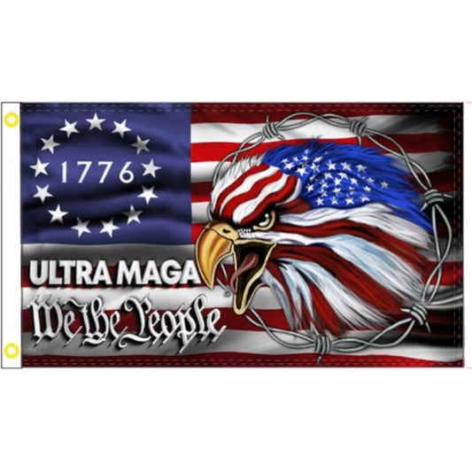 ULTRA MAGA - WE THE PEOPLE 1776 - 3x5 FLAG