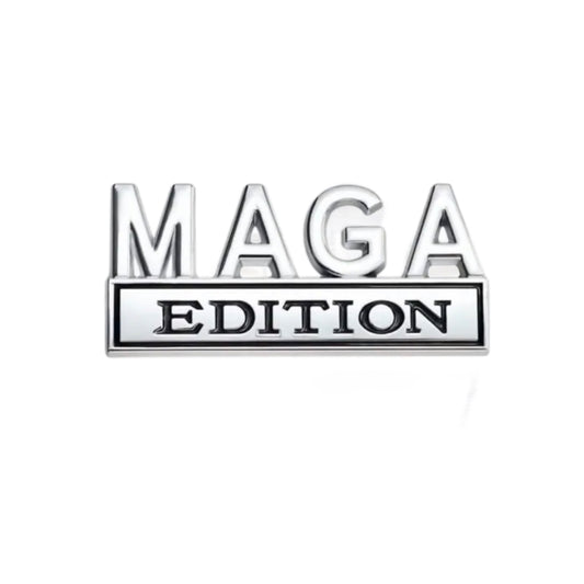 MAGA EDITION - 1x3 Metal Emblem USA MADE