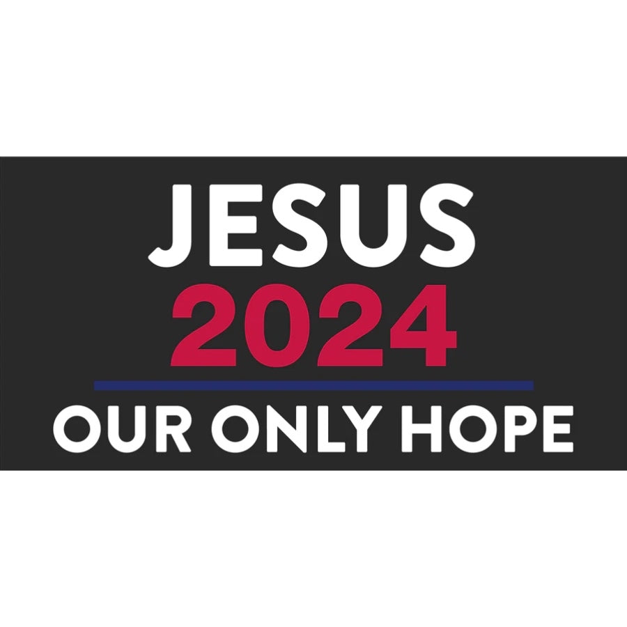 JESUS 2024 - OUR ONLY HOPE - 3x5 FLAG