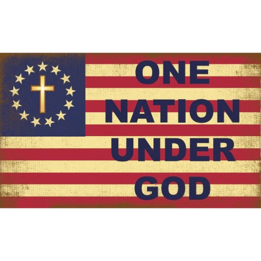 BETSY ROSS - ONE NATION UNDER GOD - 3x5 FLAG