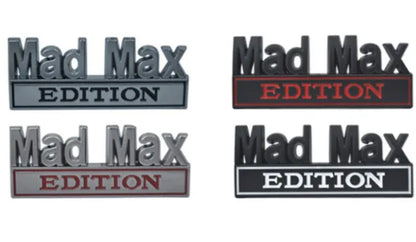 MAD MAX EDITION - 1x3 Metal Emblem USA MADE