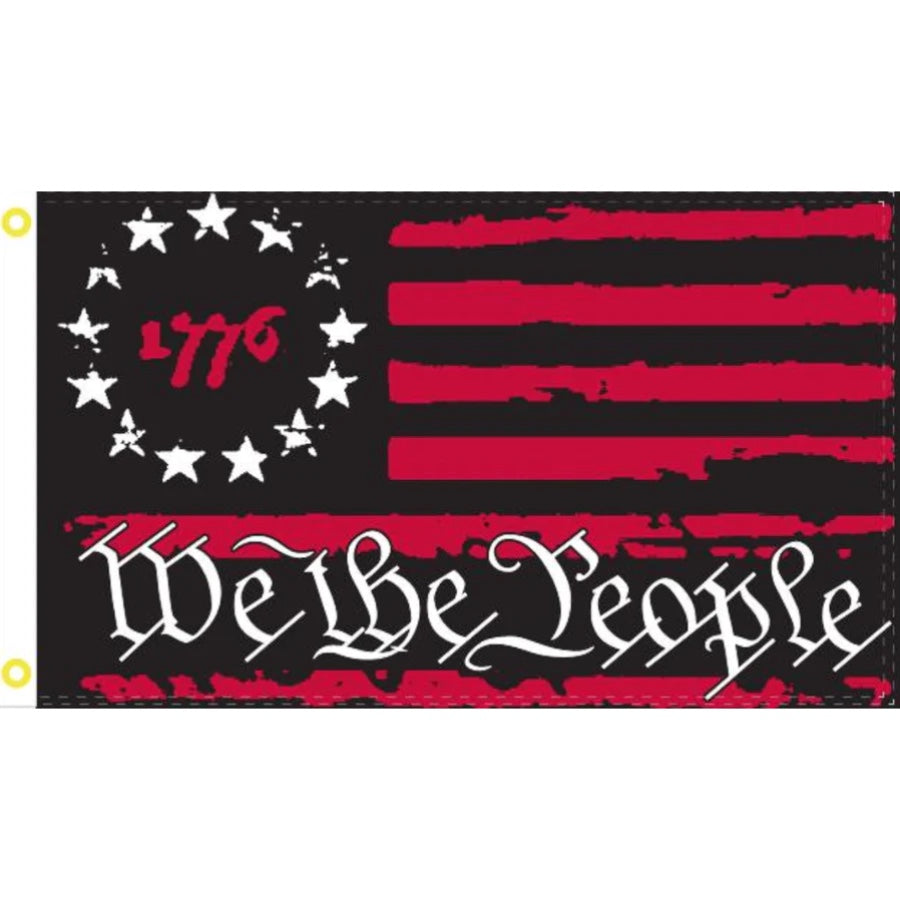 WE THE PEOPLE 1776 RED - 3x5 FLAG