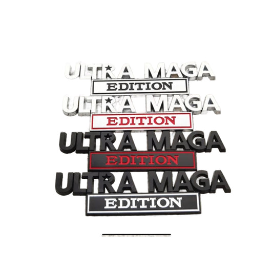 ULTRA MAGA EDITION - 1x3 Metal Emblem USA MADE