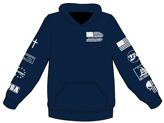 NEW & IMPROVED! PATRIOT PATCH HOODIE WITH CROSS